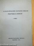 A falusi nyolcadik osztályos tanulók fejlettsége és nevelése I-II.