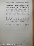 Abriss der Deutschsprachigen Literatur
