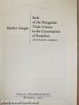 Role of the Hungarian Trade Unions in the Construction of Socialism