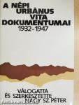 A népi urbánus vita dokumentumai