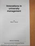 Innovations in university management