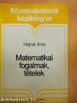 Matematikai fogalmak, tételek