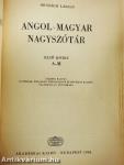 Angol-magyar nagyszótár 1-2.
