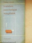 Irodalompszichológiai vizsgálatok