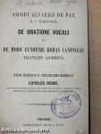 De oratione vocali/Selecta pietatis exercitia