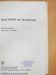 MACSYMA for Statisticians