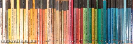 "55 kötet a Delfin könyvek sorozatból (nem teljes sorozat)"