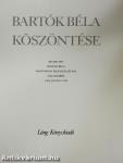 Bartók Béla köszöntése - rézkarc melléklettel