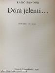Dóra jelenti...