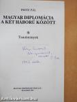 Magyar diplomácia a két háború között (dedikált példány)