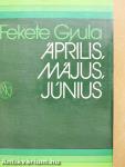 Április, május, június (dedikált példány)