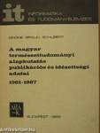 A magyar természettudományi alapkutatás publikációs és idézettségi adatai 1981-1987