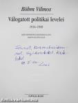 Böhm Vilmos válogatott politikai levelei (dedikált példány)