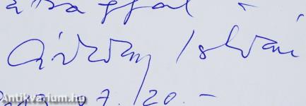 Képírás (dedikált példány)