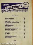 Kottás daloskönyv 54.