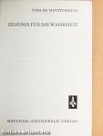 Zeugnis für die Wahrheit
