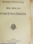 1836-1868. évi törvényczikkek