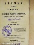 Examen ad usum cleri, in gratiam praecipue sacerdotum, sacra exercitia obeuntium/Collationes