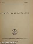 Filozófiai közlemények 1974/1.