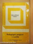 Pedagógiai program 1. osztály