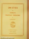 200 éves a Soproni Magyar Társaság (dedikált példány)