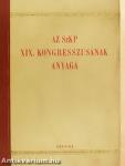 Az SzKP XIX. kongresszusának anyaga