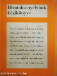 Hivatalos nyelvünk kézikönyve