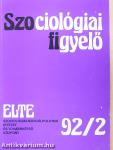 Szociológiai figyelő 1992/2.