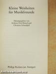 Kleine Weisheiten für Musikfreunde