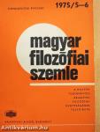 Magyar Filozófiai Szemle 1975/5-6.