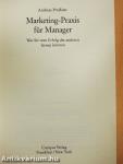 Marketing-Praxis für Manager