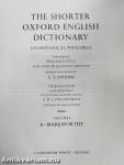 The Shorter Oxford English Dictionary on Historical Principles I-II.