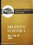 Régészeti füzetek I. 1976/29.