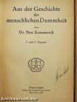 Aus der Geschichte der menschlichen Dummheit