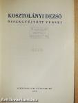 Kosztolányi Dezső összegyűjtött versei