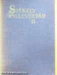 Székely oklevéltár II.