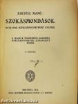 Szokásmondások