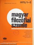 Magyar Filozófiai Szemle 1975/1-2.
