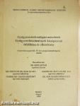 Gyógyszertechnológiai műveletek/Gyógyszerkészítmények középüzemi előállítása és ellenőrzése