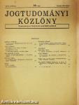 Jogtudományi Közlöny 1972. október
