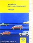 Ausrüstung für Personenkraftwagen 1995/96