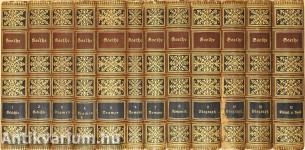 Goethes Werke 1-12. (gótbetűs)