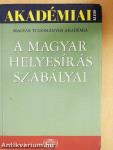 A magyar helyesírás szabályai