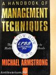 A Handbook of Management Techniques