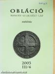 Obláció 2003. III/4