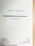 Grammatik lehren und lernen - Fernstudieneinheit 1