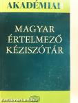 Magyar értelmező kéziszótár