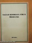 Magyar Demokrata Fórum programja