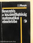 Bevezetés a kiszámíthatóság matematikai elméletébe