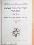 Magyar Egyháztörténeti Vázlatok 1998/1-2.